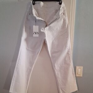 Zara Women's White Jeans